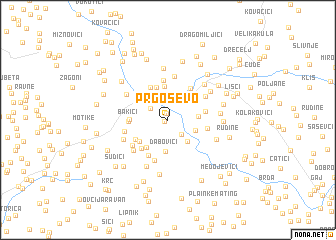 map of Prgoševo