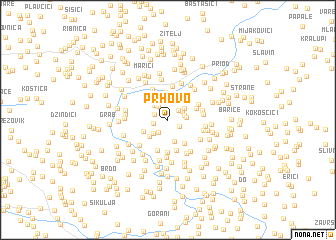 map of Prhovo