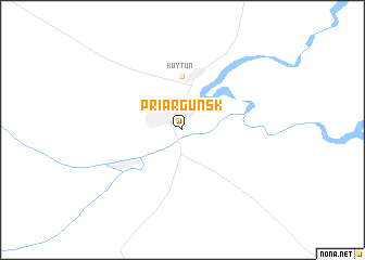 map of Priargunsk