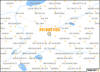 map of Pribbenow