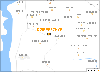 map of Priberezhʼye