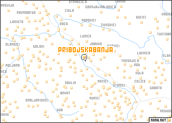 map of Pribojska Banja