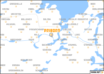 map of Priborn