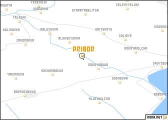 map of Pribor