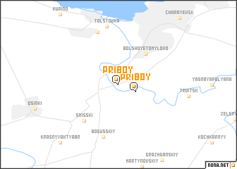 map of Priboy