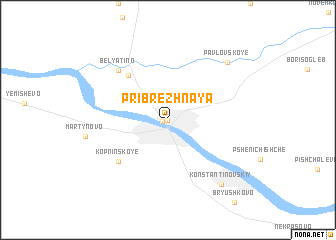 map of Pribrezhnaya