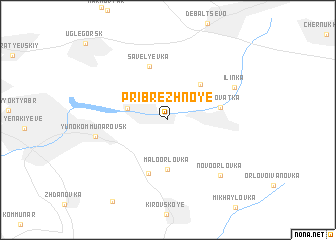 map of Pribrezhnoye