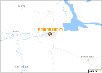 map of Pribrezhnyy