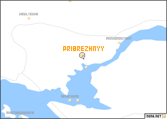 map of Prībrezhnyy