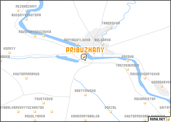 map of Pribuzhany