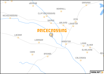 map of Price Crossing