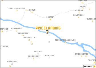 map of Price Landing