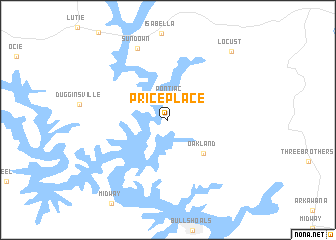 map of Price Place
