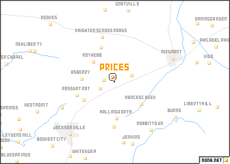 map of Prices