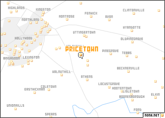 map of Pricetown