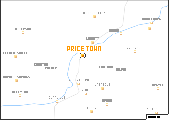 map of Pricetown