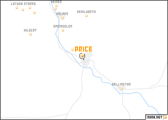 map of Price