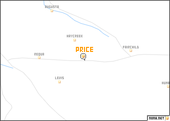 map of Price
