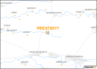 map of Prichtovyy