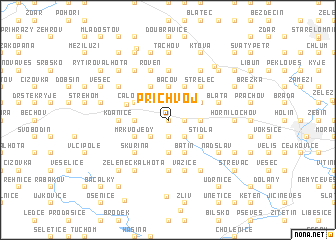 map of Příchvoj