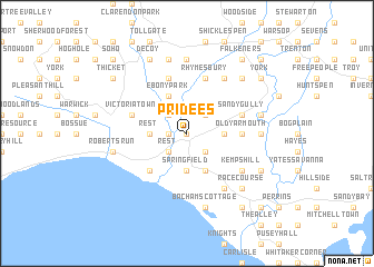 map of Pridees