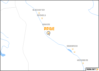 map of Pride