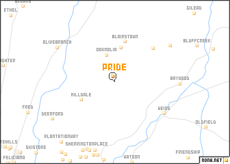 map of Pride
