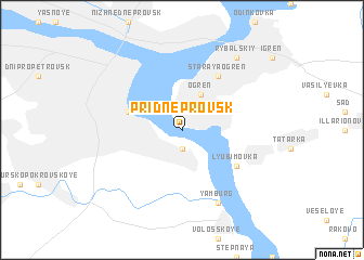 map of Pridneprovsk