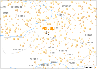 map of Pridoli