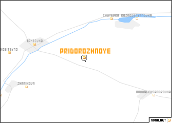 map of Pridorozhnoye