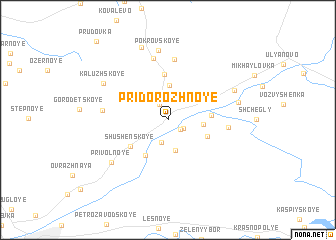 map of Pridorozhnoye