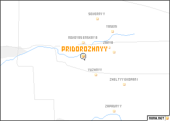 map of Pridorozhnyy