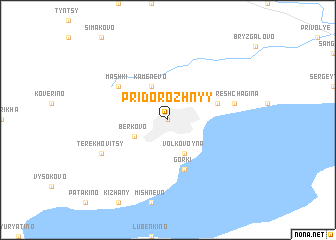 map of Pridorozhnyy