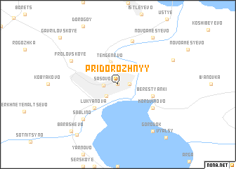 map of Pridorozhnyy