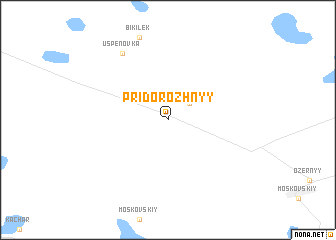 map of Pridorozhnyy