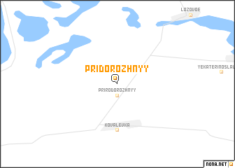 map of Pridorozhnyy
