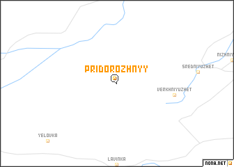 map of Pridorozhnyy