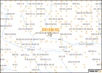 map of Priebing