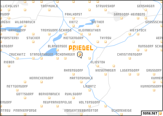 map of Priedel