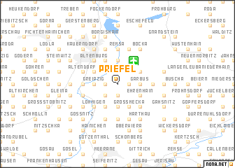 map of Priefel