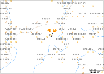 map of Prieh