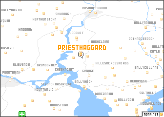 map of Priesthaggard