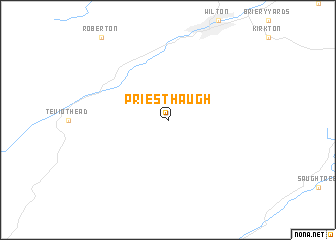 map of Priesthaugh