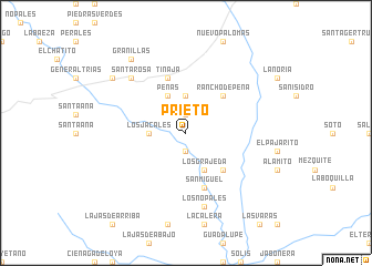 map of Prieto