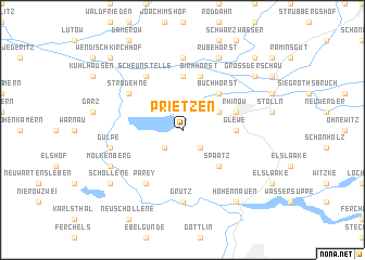 map of Prietzen