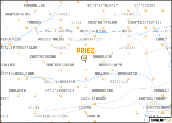 map of Priez