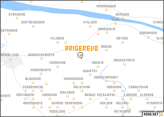 map of Prigerevo