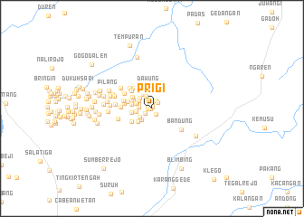 map of Prigi