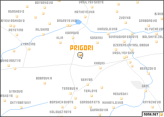 map of Prigori