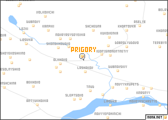 map of Prigory